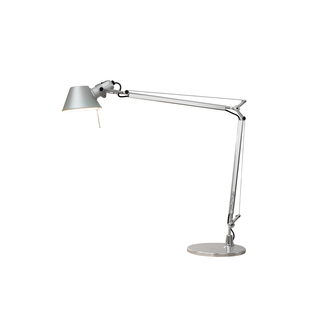 Brady Rocker Arm Table Lamp - Minimalist Aluminum Articulated Task Light