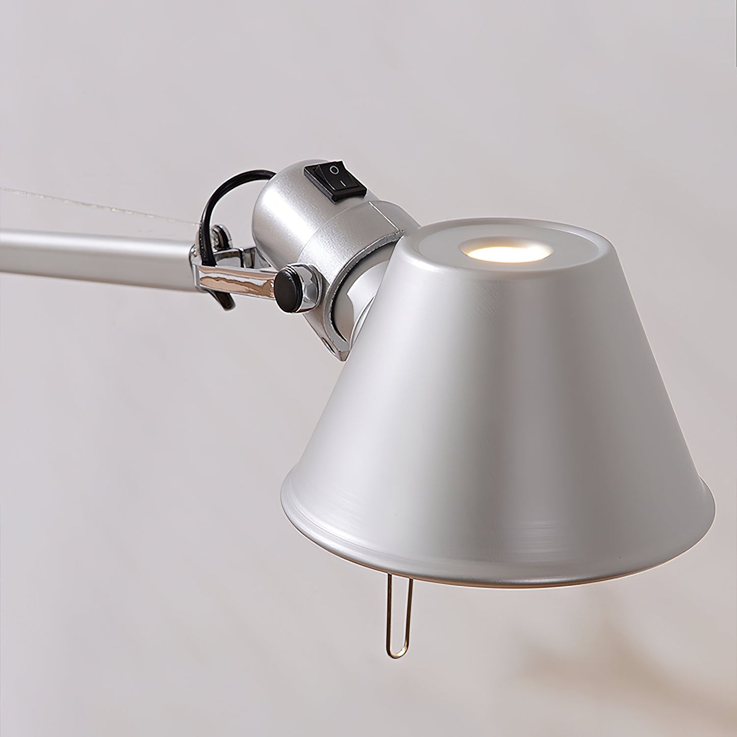 Brady Rocker Arm Table Lamp - Minimalist Aluminum Articulated Task Light