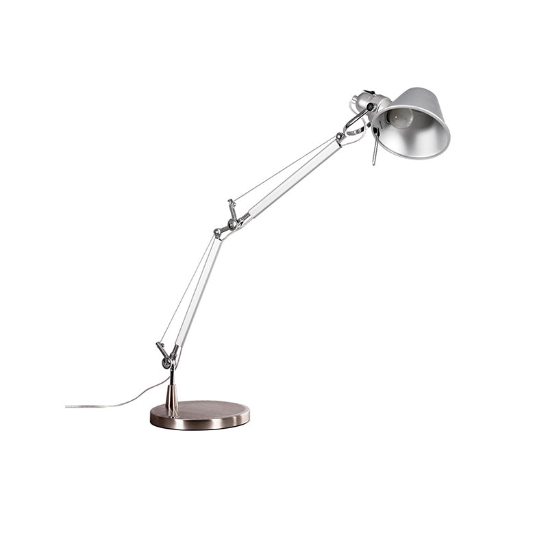 Brady Rocker Arm Table Lamp - Minimalist Aluminum Articulated Task Light