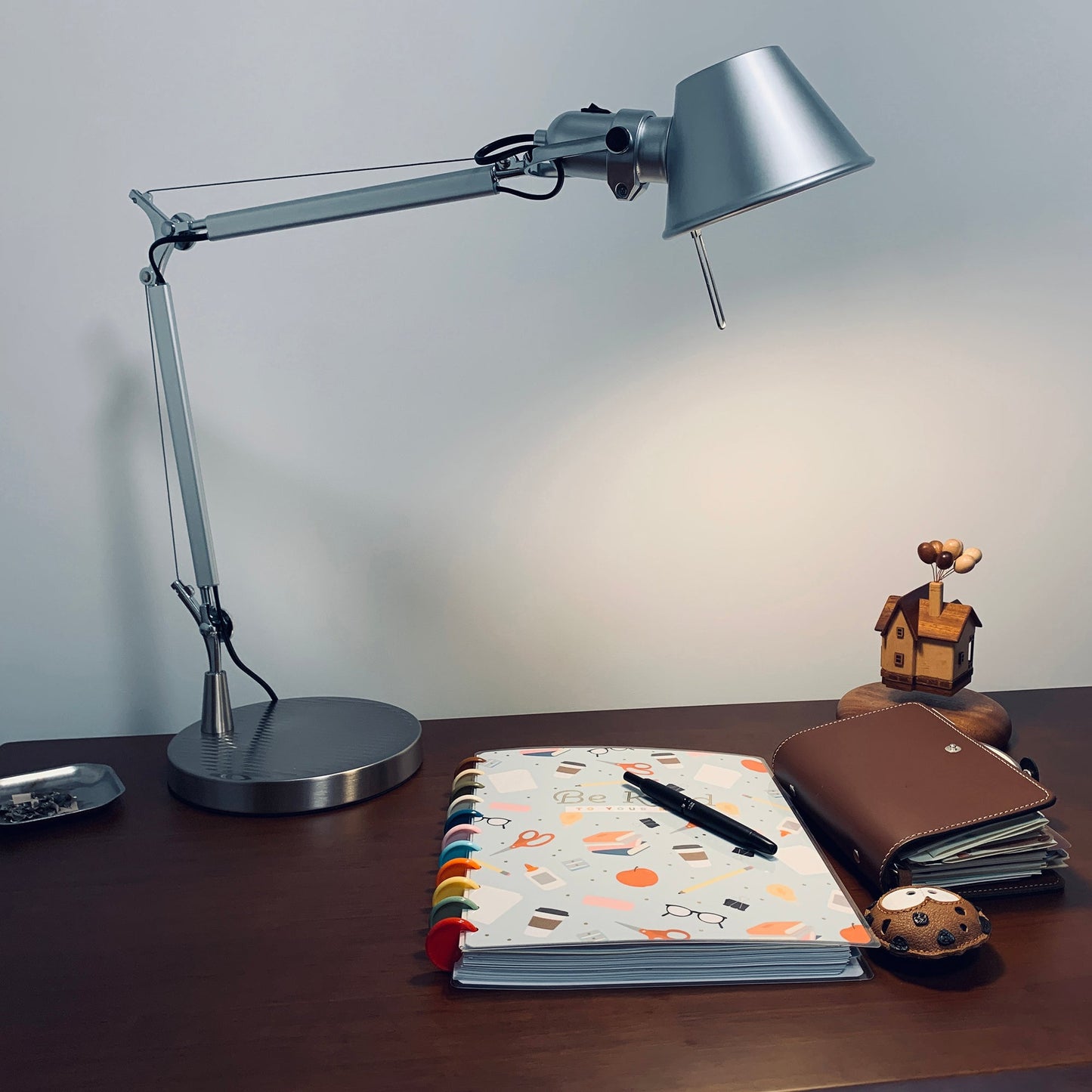 Brady Rocker Arm Table Lamp - Minimalist Aluminum Articulated Task Light