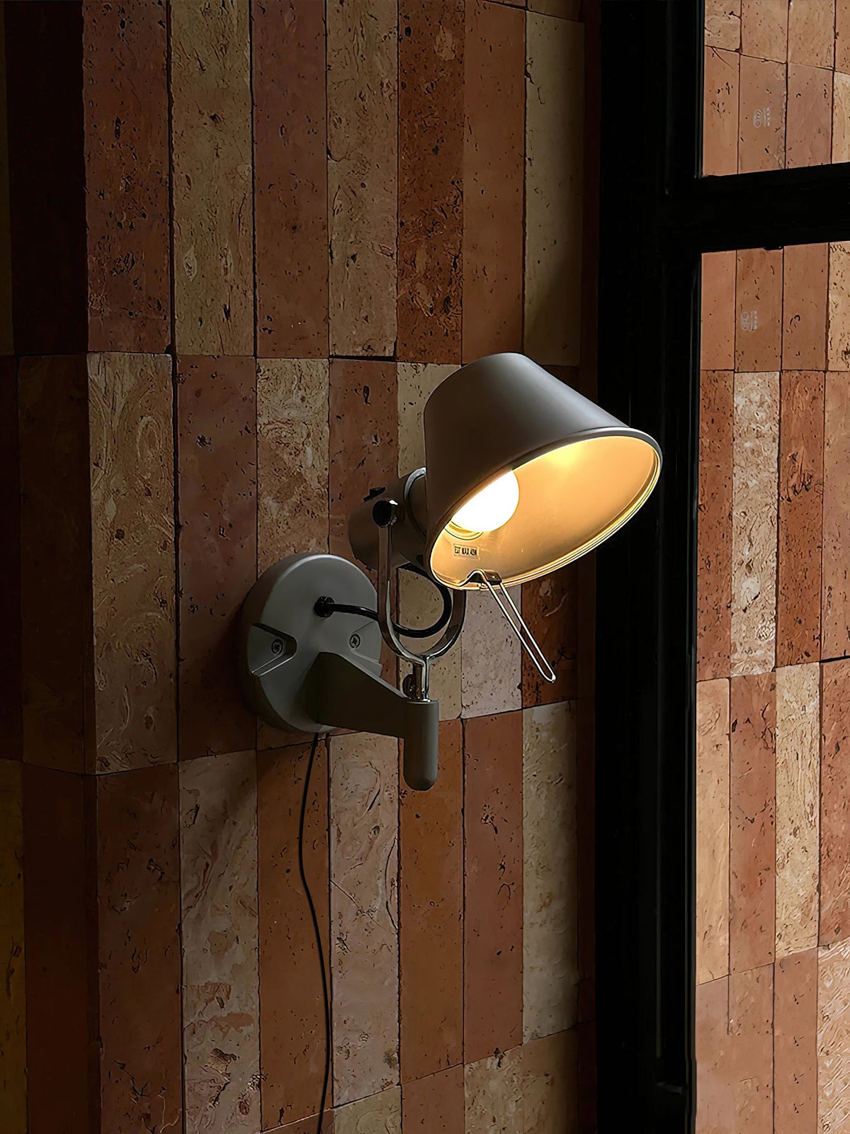 Brady Rocker Arm Plug-in Sconce – Adjustable Aluminum Swing-Arm Reading Wall Light