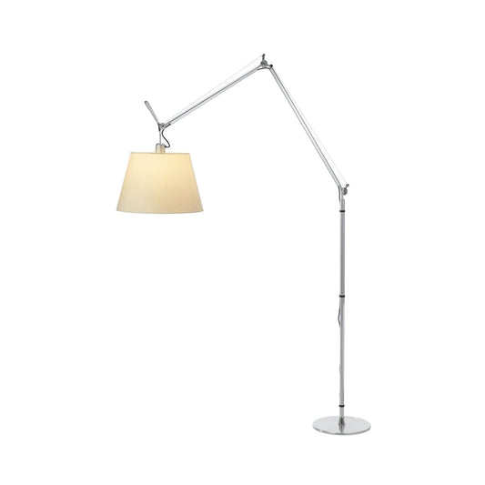 Artemide Floor Lamp | Luxury Cantilevered Aluminum & Parchment Standing Light
