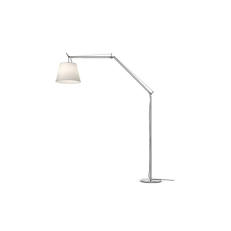 Artemide Floor Lamp | Luxury Cantilevered Aluminum & Parchment Standing Light