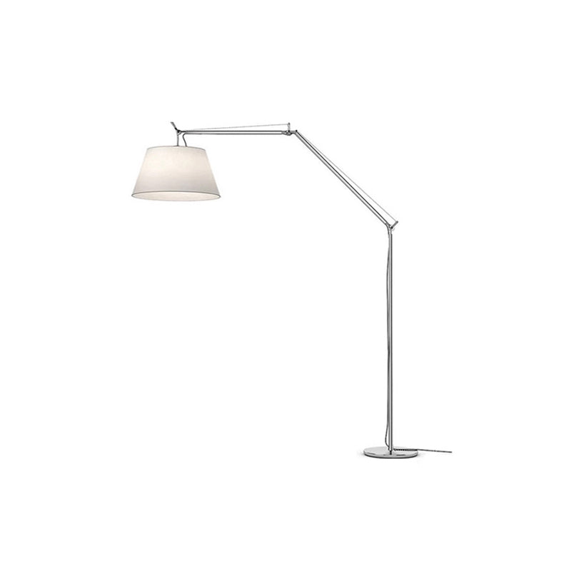 Artemide Floor Lamp | Luxury Cantilevered Aluminum & Parchment Standing Light