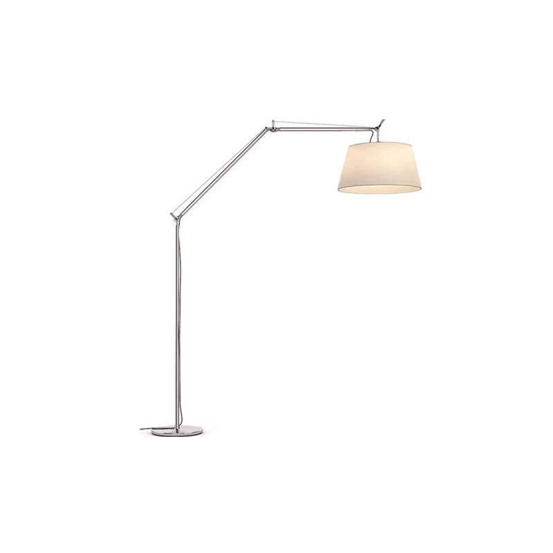 Artemide Floor Lamp | Luxury Cantilevered Aluminum & Parchment Standing Light