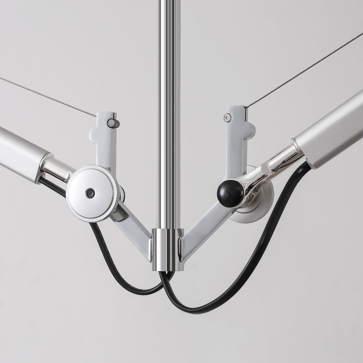 Costanza Pendant Lamp – Architectural Aluminum Suspended Light with Parchment Shade