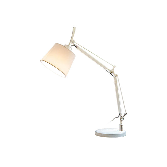 Artemide Table Lamp | Luxury Slanted Aluminum & Fabric Shade Desk Light