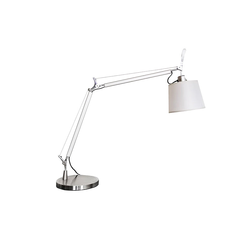 Artemide Table Lamp | Luxury Slanted Aluminum & Fabric Shade Desk Light