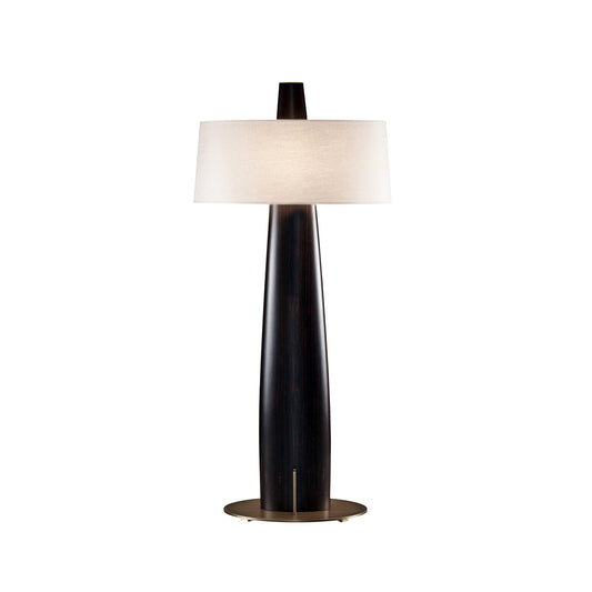 Arteriors Truxton Floor Lamp | Luxury 67-Inch Iron & Linen Drum Shade Light
