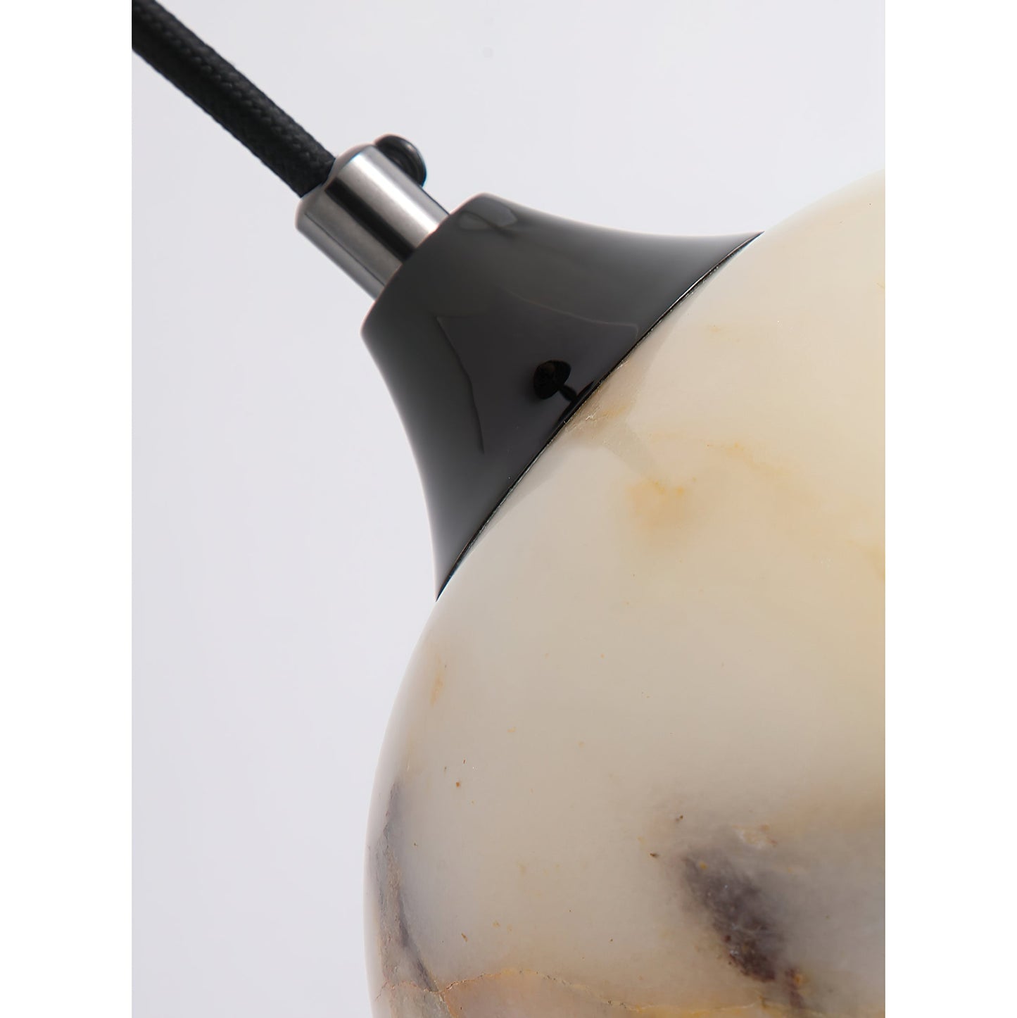 Artome Marble Pendant Lamp | Luxury Bulgari Purple & White Stone Light