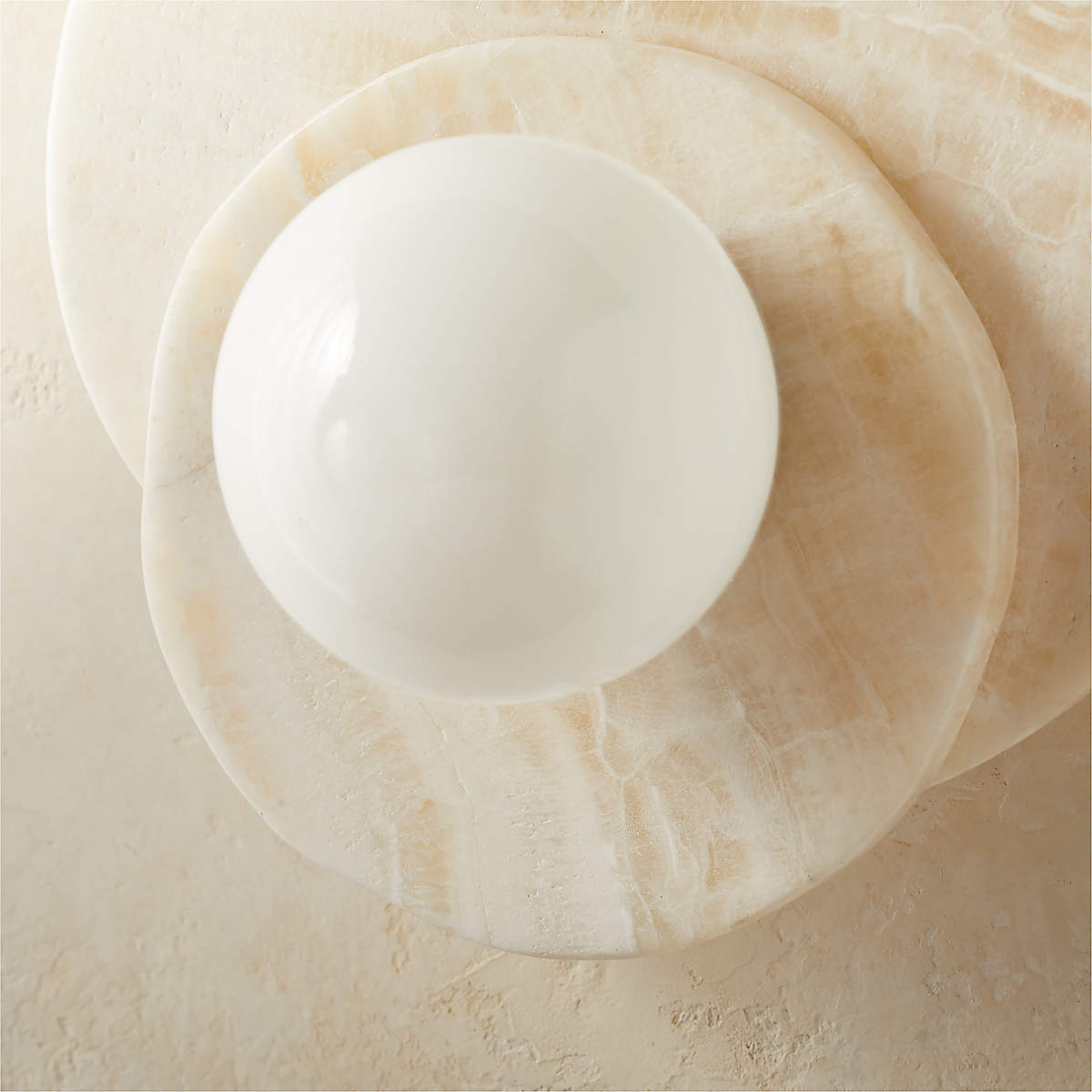 Astr Stone Wall Lamp | Luxury Layered Natural Stone & Glass Globe Sconce