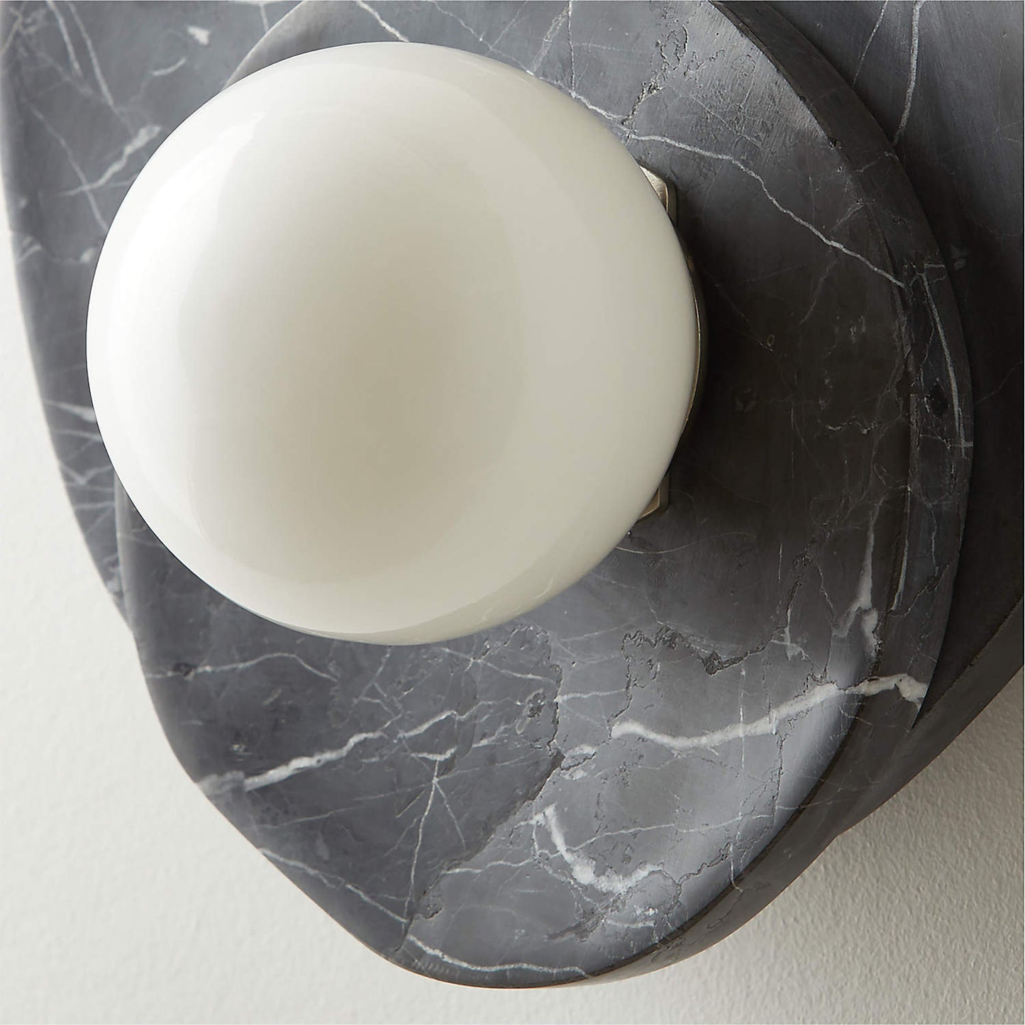 Astr Stone Wall Lamp | Luxury Layered Natural Stone & Glass Globe Sconce