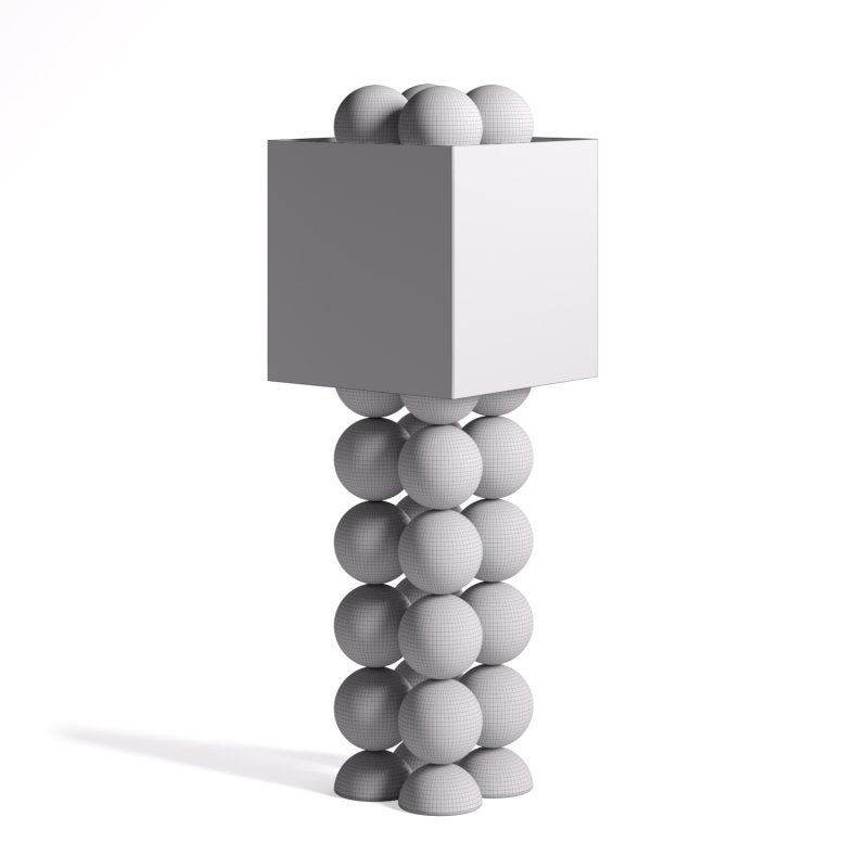 Atalaya Table Lamp | Luxury Natural Cyan Jade & Mirror Gold Statement Light