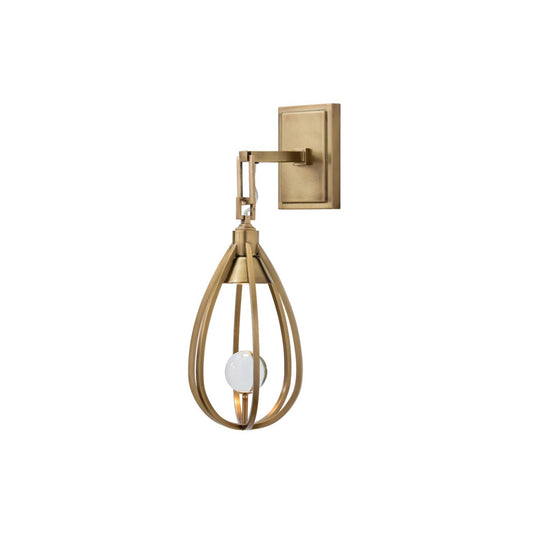 Athena Wall Lamp | Luxury Jewelry-Inspired Brass & Crystal Sconce