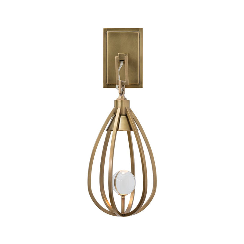 Athena Wall Lamp | Luxury Jewelry-Inspired Brass & Crystal Sconce