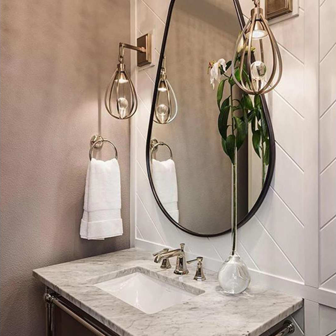 Athena Wall Lamp | Luxury Jewelry-Inspired Brass & Crystal Sconce