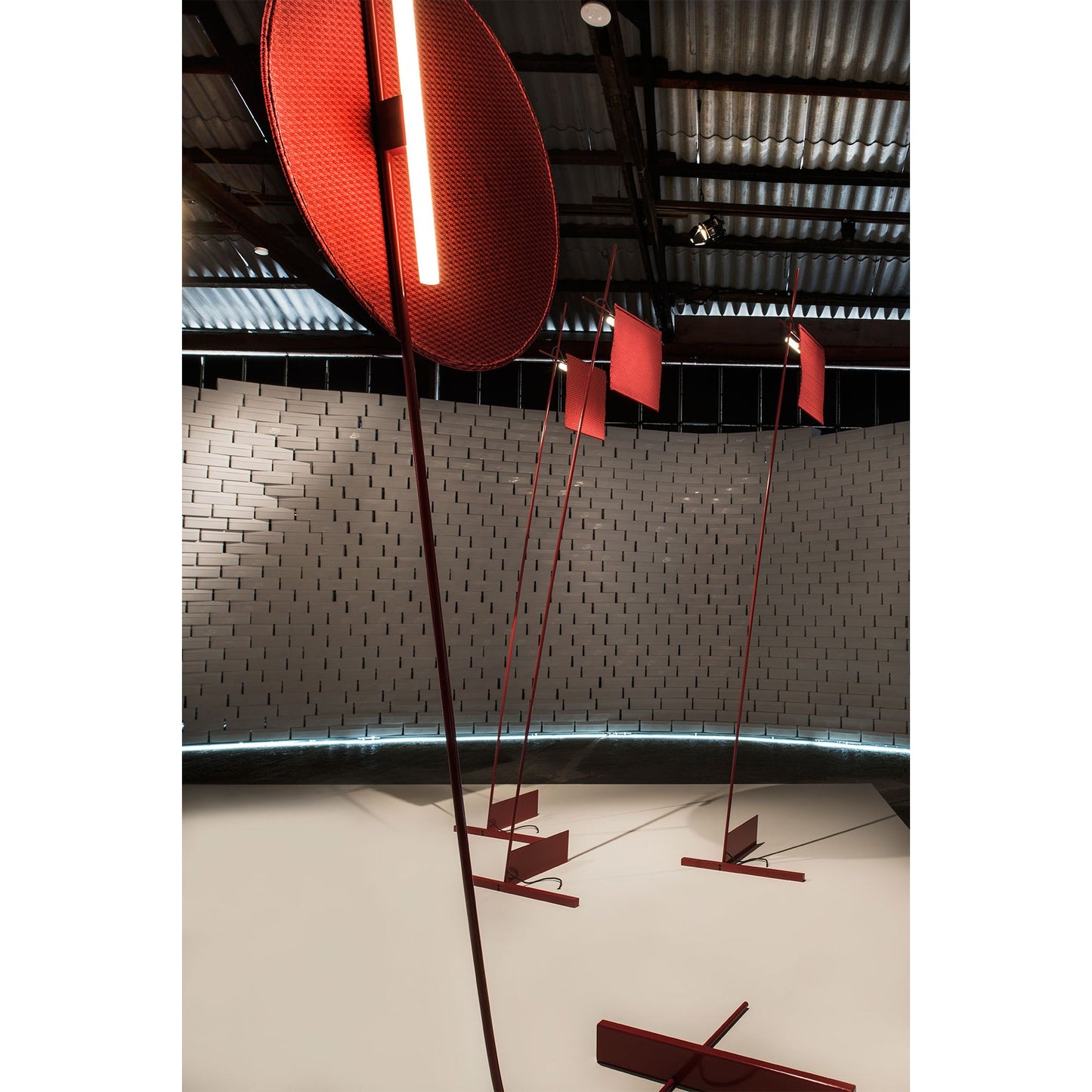Athletes Floor Lamp | Oversized Sculptural Modern Art Standing Light