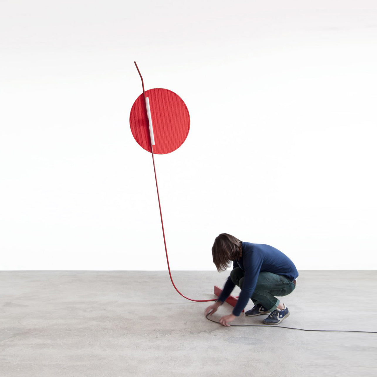 Athletes Floor Lamp | Oversized Sculptural Modern Art Standing Light