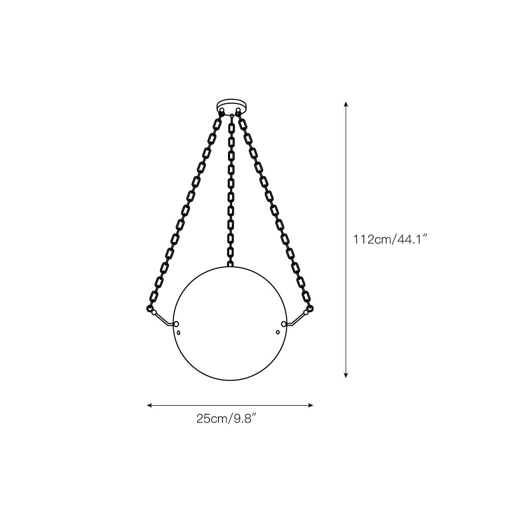 Atlas Alabaster Pendant Lamp | Luxury 44-Inch Vertical Stone Orb Light