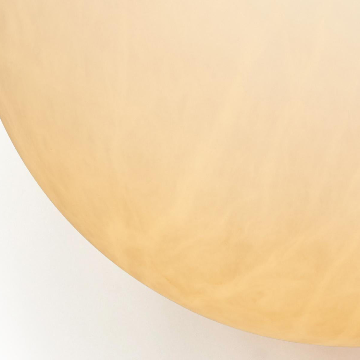 Atlas Alabaster Pendant Lamp | Luxury 44-Inch Vertical Stone Orb Light