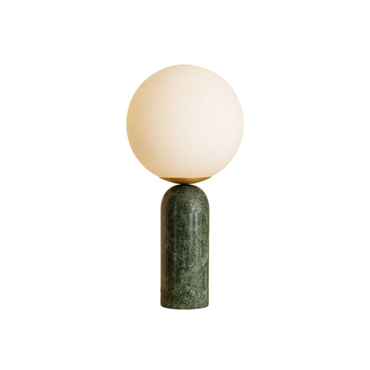 Atlas Table Lamp | Luxury Sculptural Marble & Glass Globe Statement Light