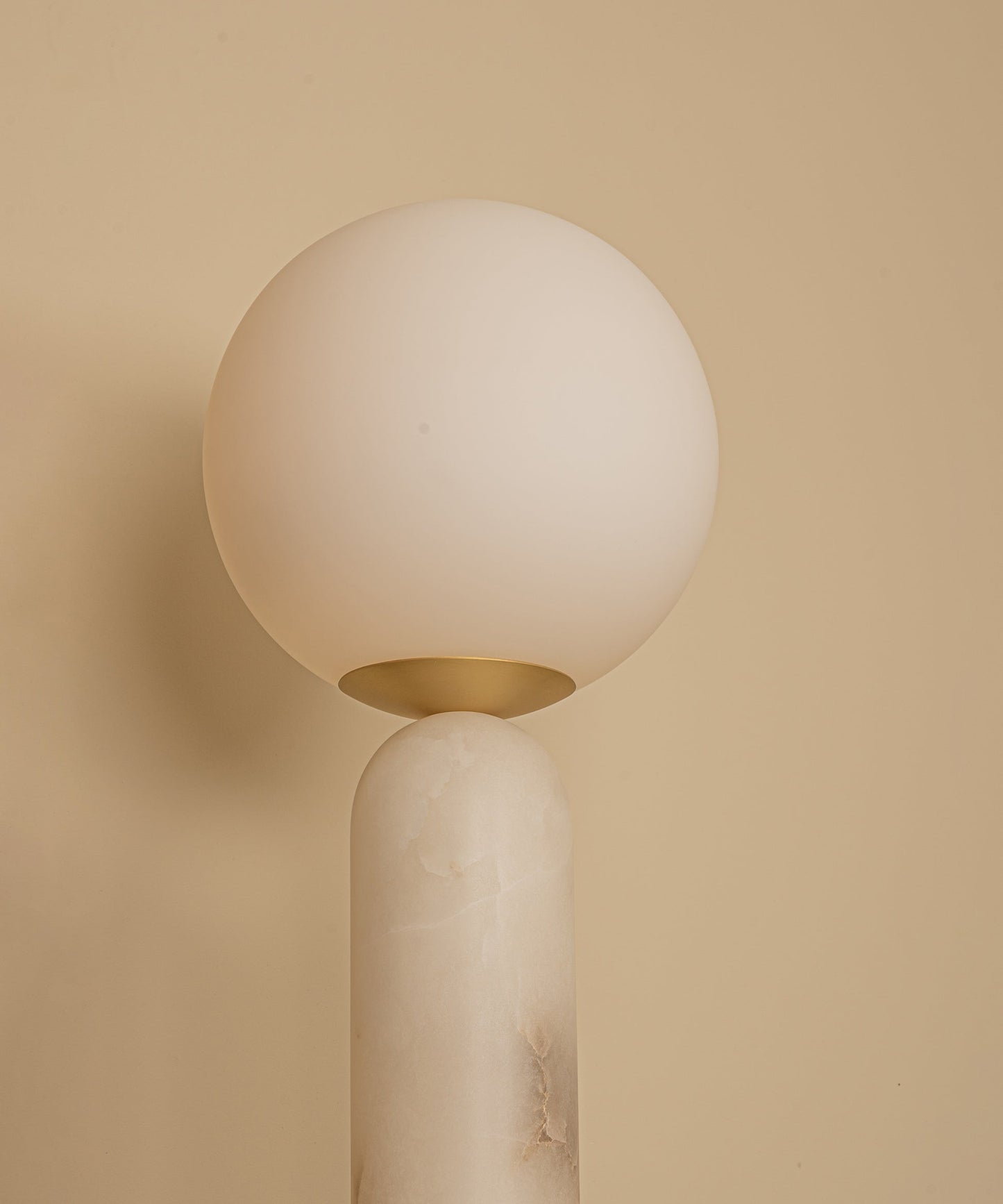 Atlas Table Lamp | Luxury Sculptural Marble & Glass Globe Statement Light