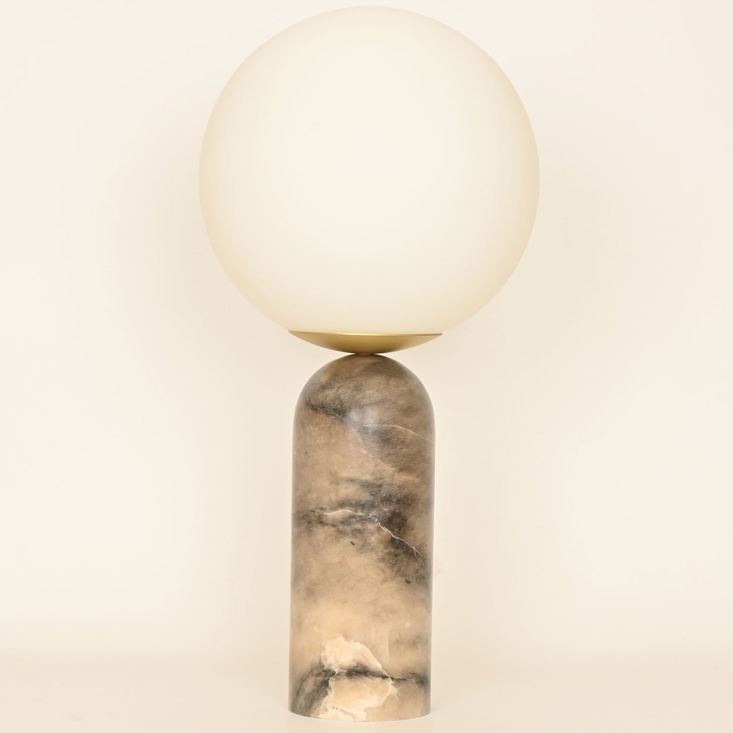 Atlas Table Lamp | Luxury Sculptural Marble & Glass Globe Statement Light