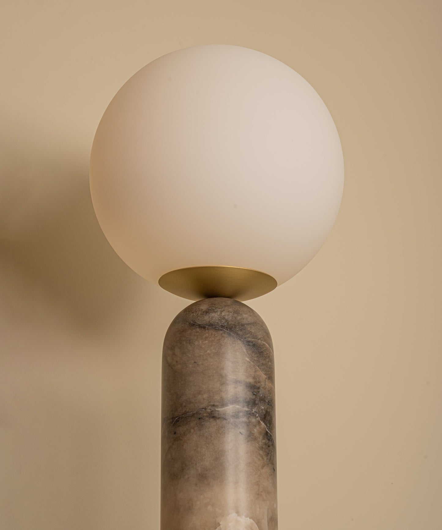 Atlas Table Lamp | Luxury Sculptural Marble & Glass Globe Statement Light
