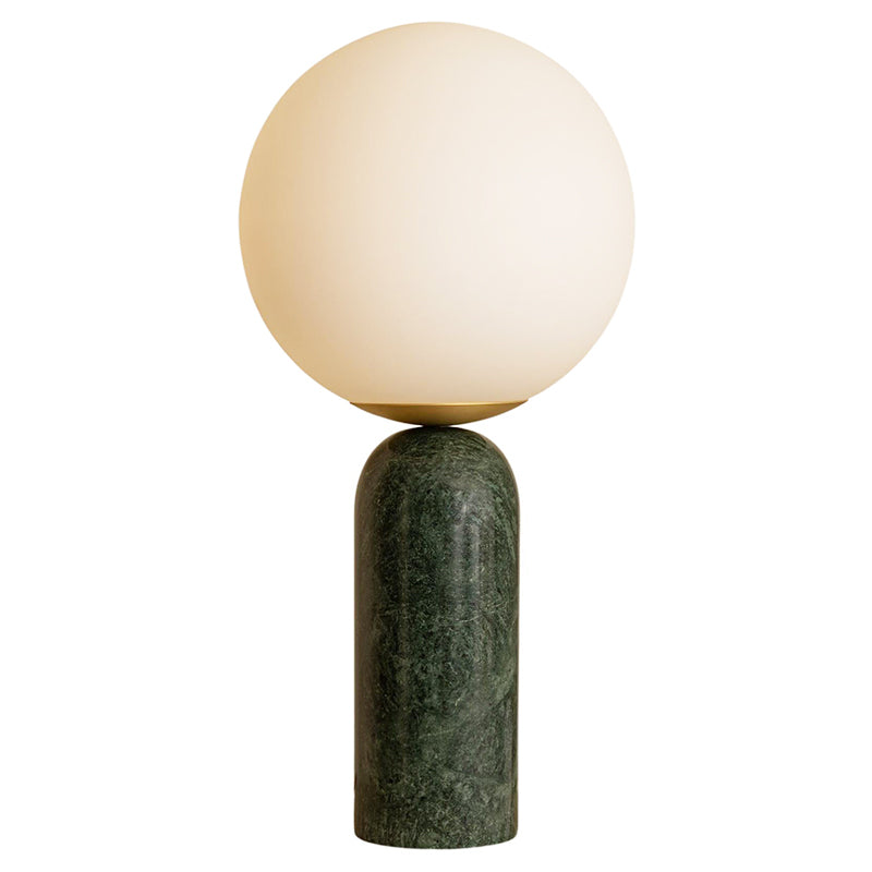 Atlas Table Lamp | Luxury Sculptural Marble & Glass Globe Statement Light