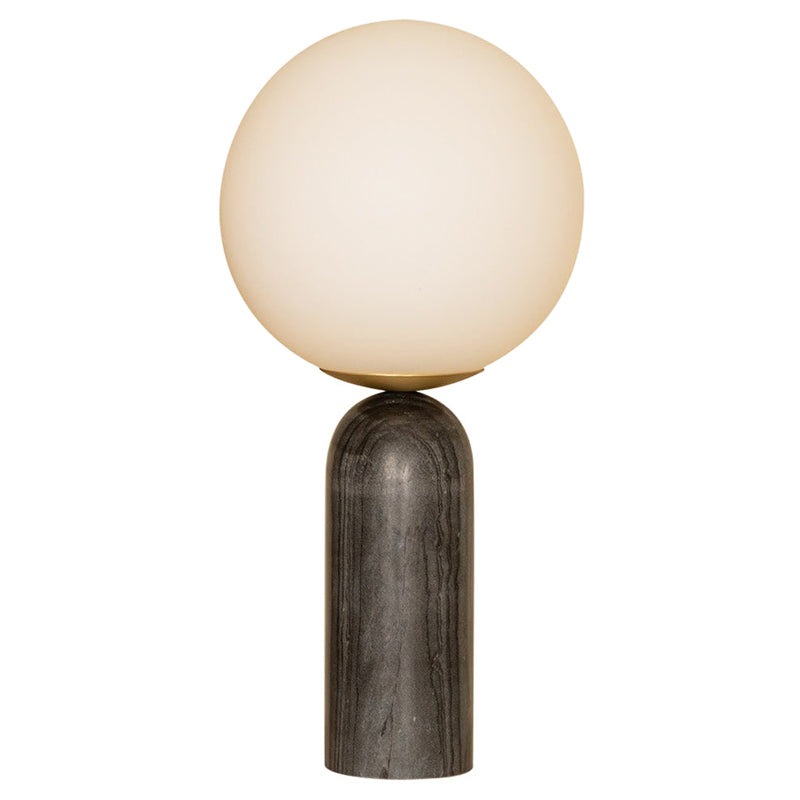 Atlas Table Lamp | Luxury Sculptural Marble & Glass Globe Statement Light