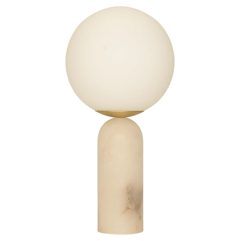 Atlas Table Lamp | Luxury Sculptural Marble & Glass Globe Statement Light