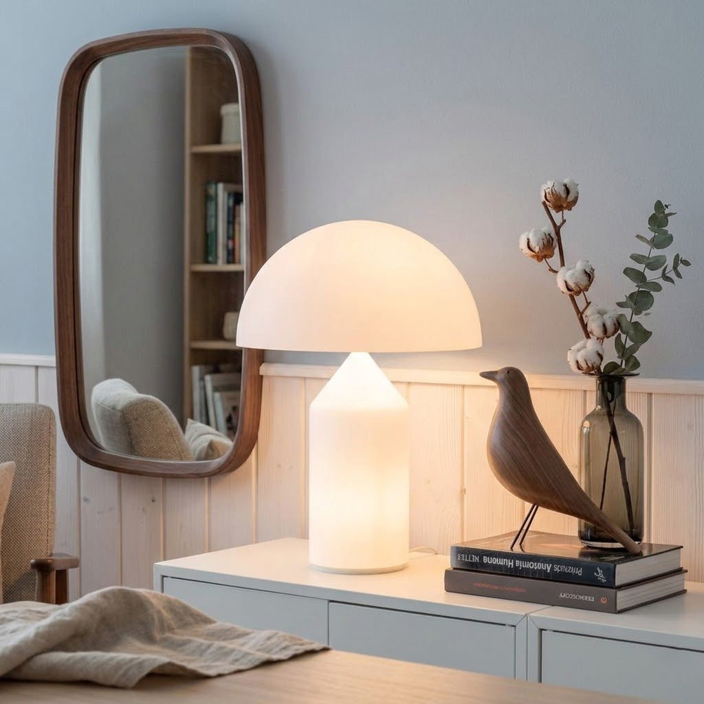 Atollo Glass Table Lamp | Iconic Mid-Century Blown Murano Glass Light