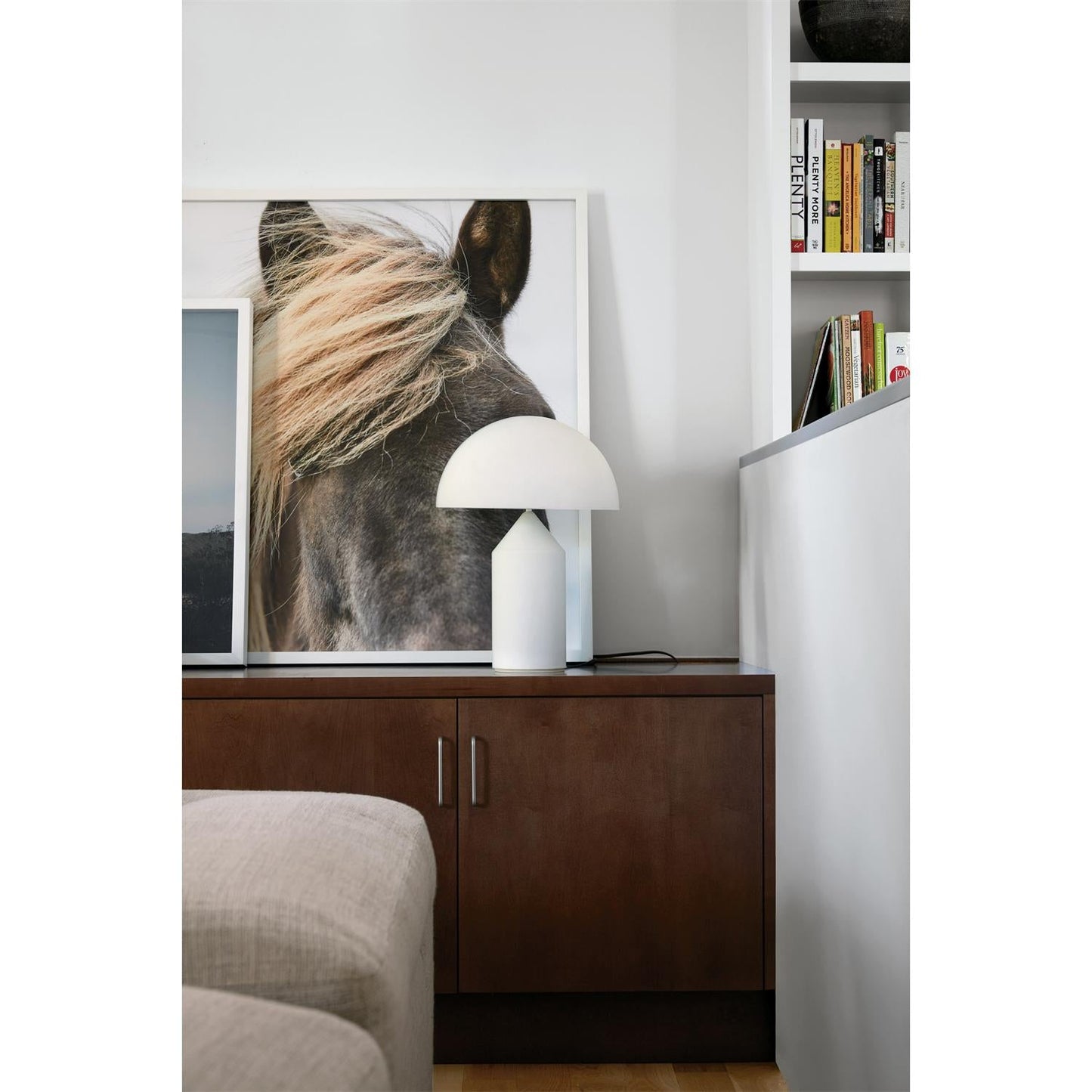 Atollo Alabaster Table Lamp | Luxury Natural Stone Dome Statement Light