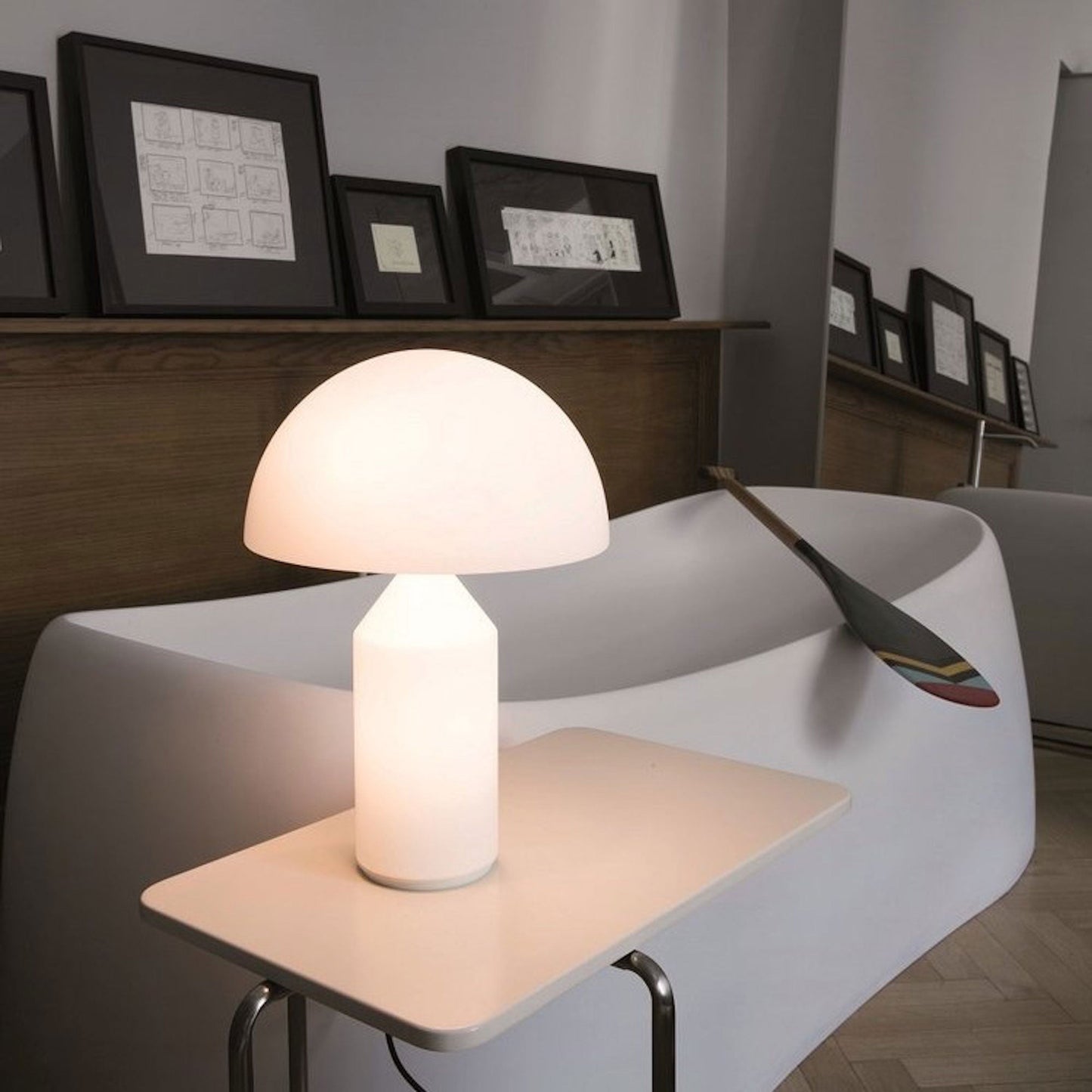 Atollo Glass Table Lamp | Iconic Mid-Century Blown Murano Glass Light