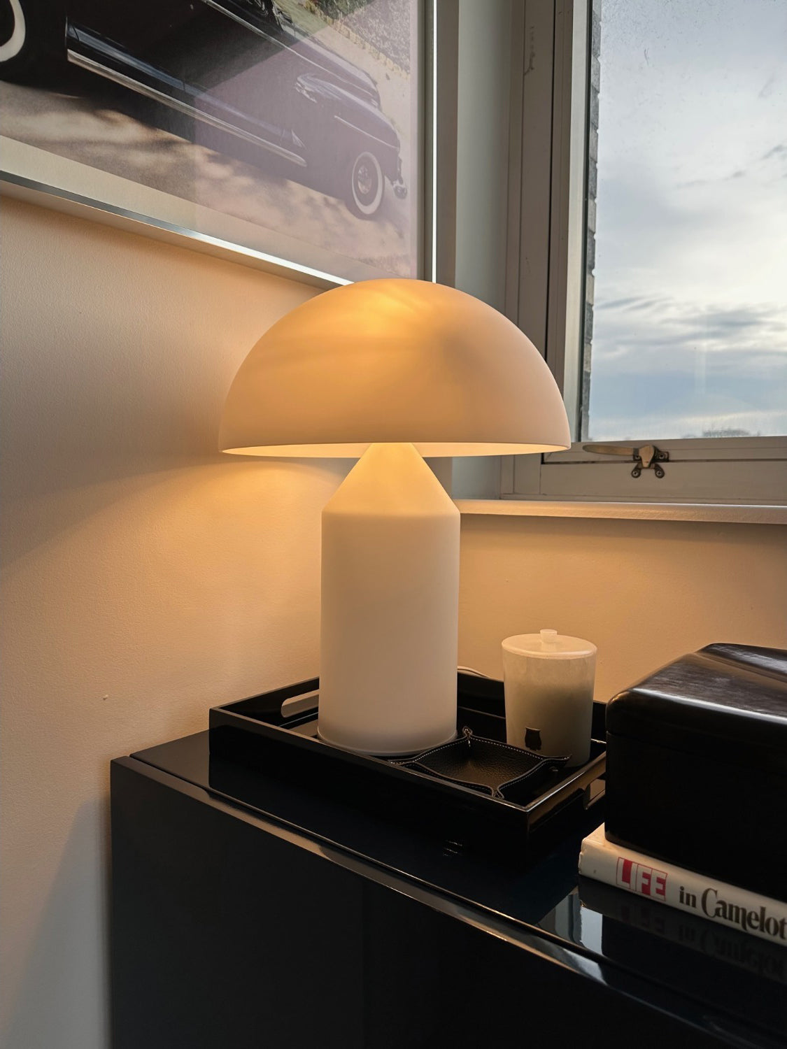 Atollo Glass Table Lamp | Iconic Mid-Century Blown Murano Glass Light