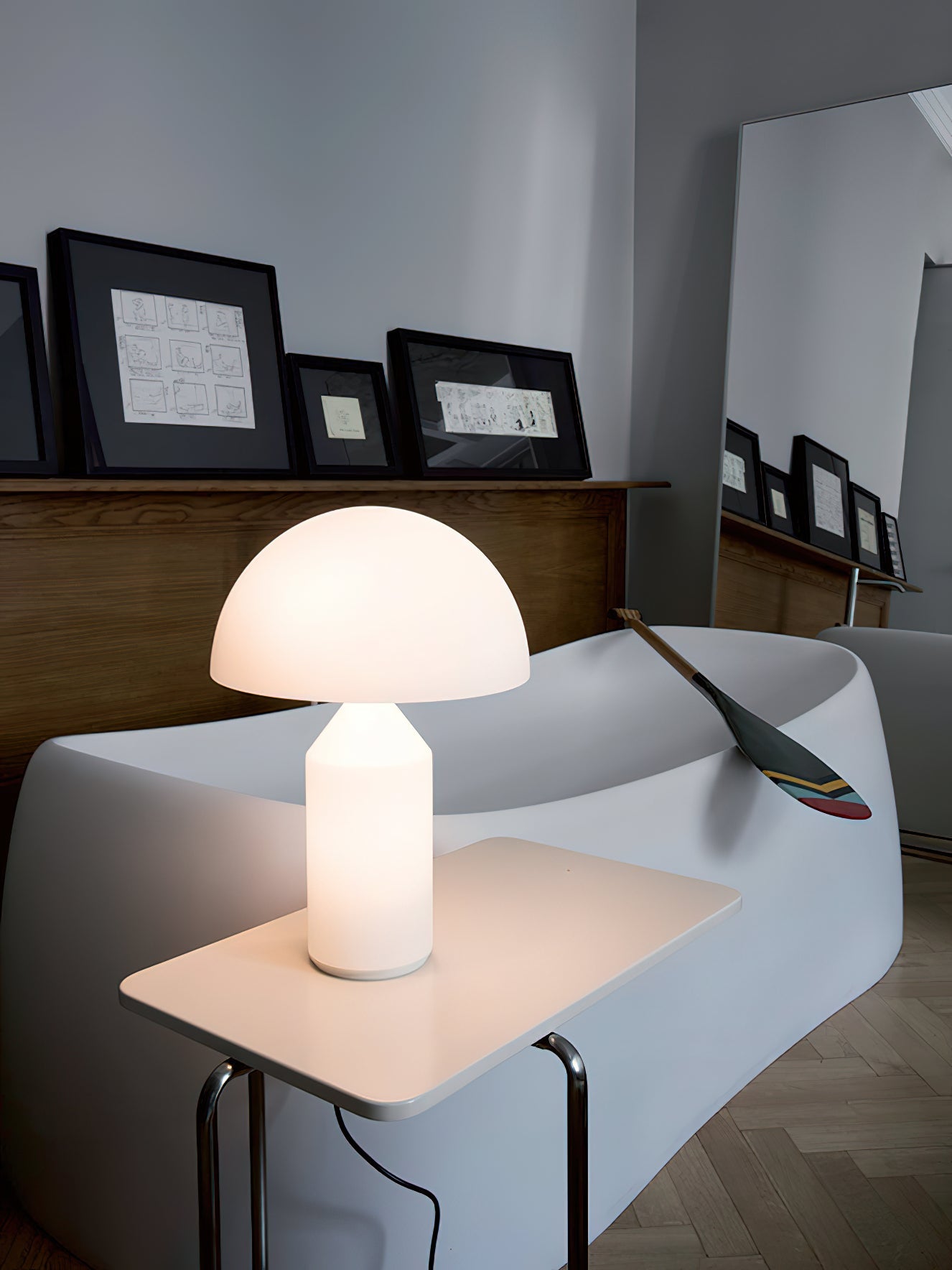 Atollo Glass Table Lamp | Iconic Mid-Century Blown Murano Glass Light