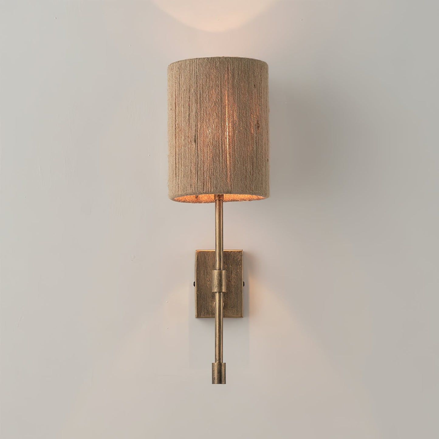 Atticus Wall Lamp | Modern Minimalist Iron & Linen Shade Sconce
