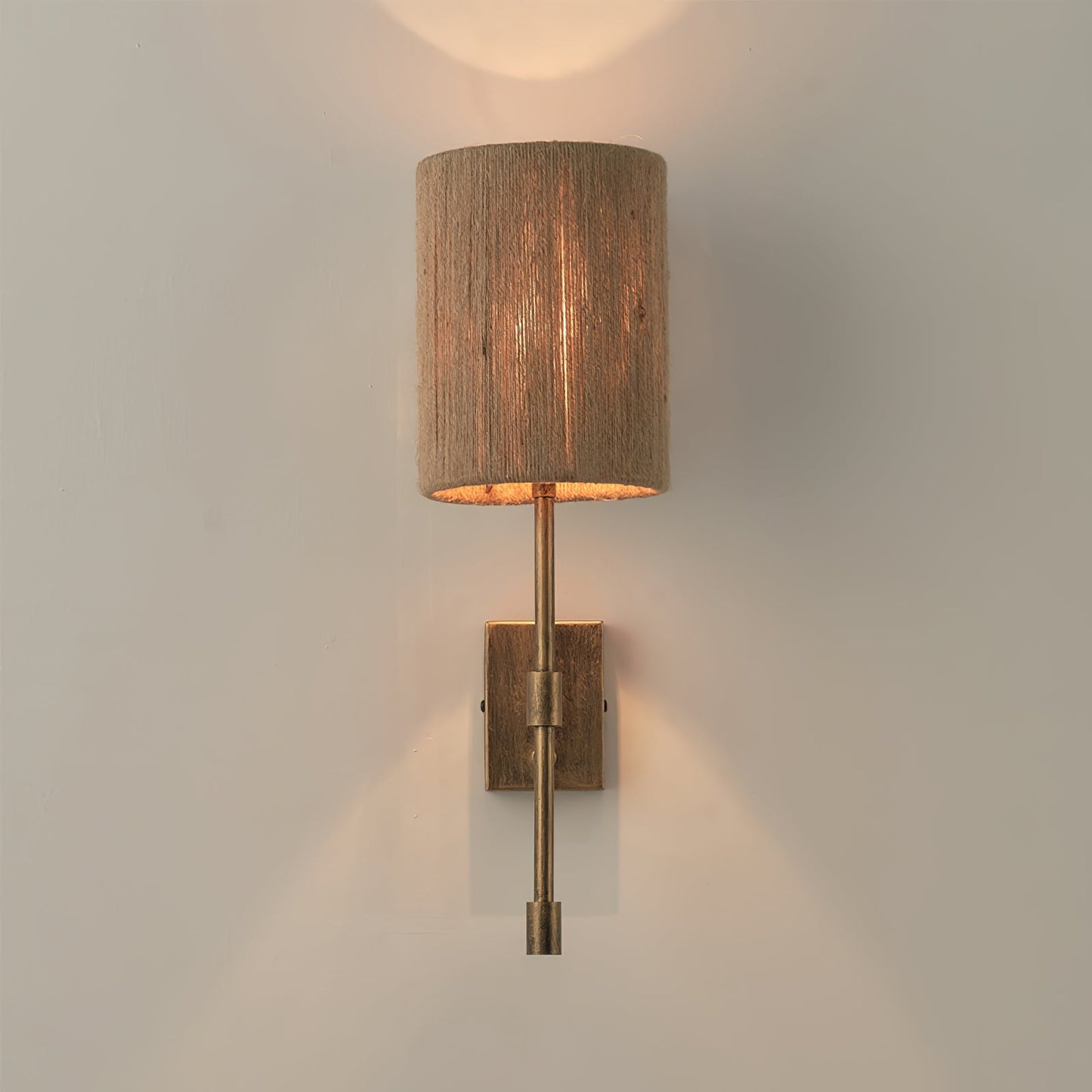 Atticus Wall Lamp | Modern Minimalist Iron & Linen Shade Sconce