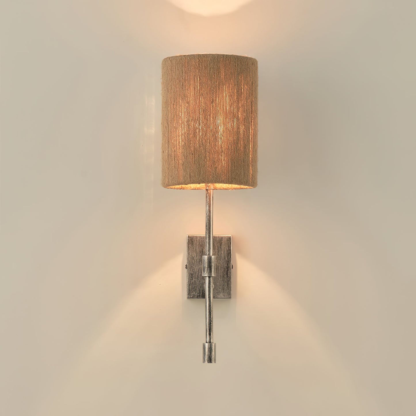 Atticus Wall Lamp | Modern Minimalist Iron & Linen Shade Sconce