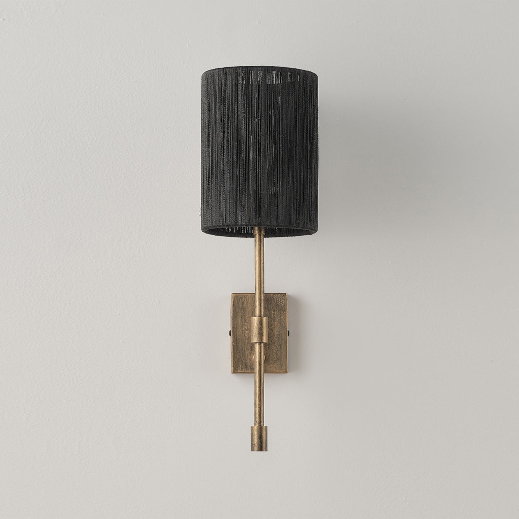 Atticus Wall Lamp | Modern Minimalist Iron & Linen Shade Sconce