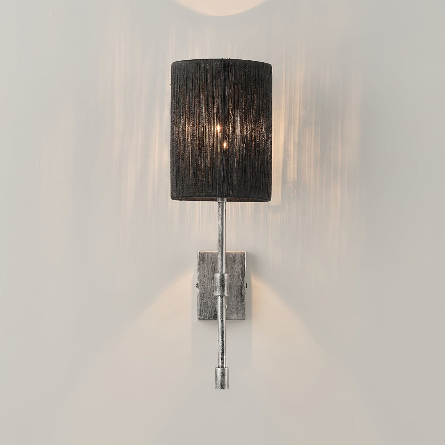 Atticus Wall Lamp | Modern Minimalist Iron & Linen Shade Sconce