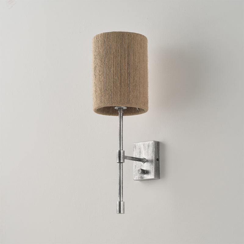Atticus Wall Lamp | Modern Minimalist Iron & Linen Shade Sconce