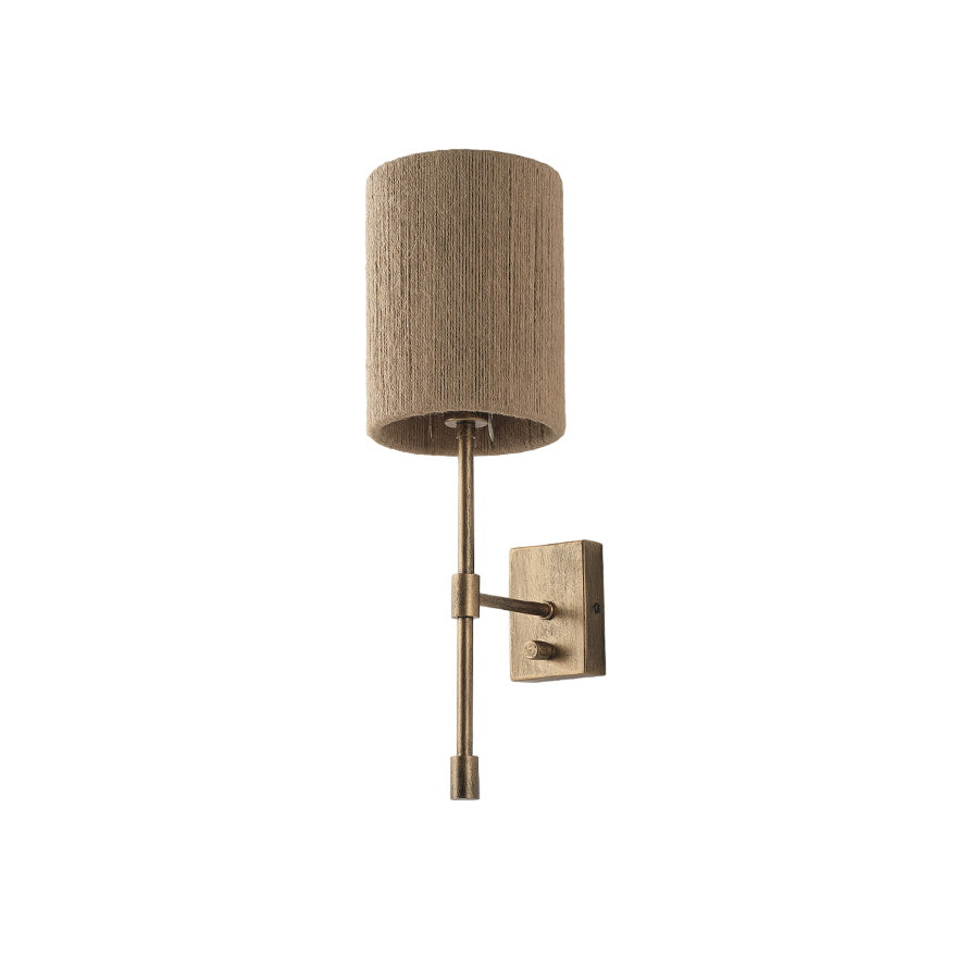Atticus Wall Lamp | Modern Minimalist Iron & Linen Shade Sconce