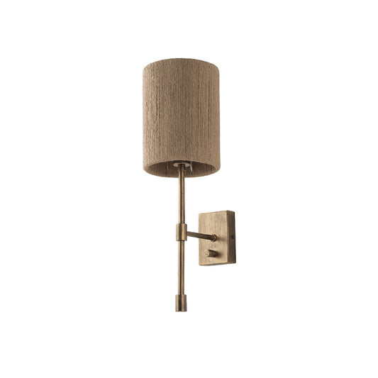 Atticus Wall Lamp | Modern Minimalist Iron & Linen Shade Sconce