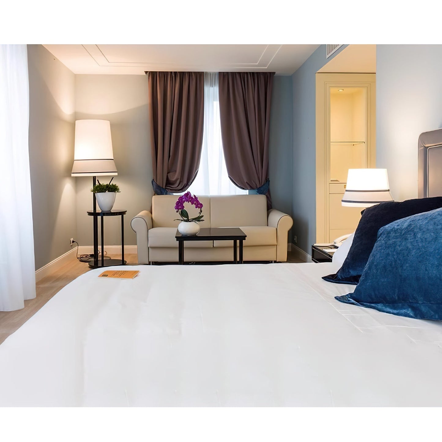 Audrey Contardi Table Lamp | Luxury Hat-Inspired Silk & Velvet Designer Light