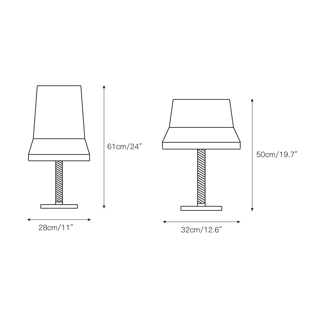 Audrey Contardi Table Lamp | Luxury Hat-Inspired Silk & Velvet Designer Light