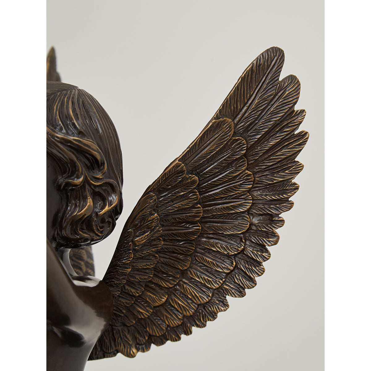Auguste Moreau Table Lamp | 32-Inch Tall Vintage Brass & Glass Statement Lamp