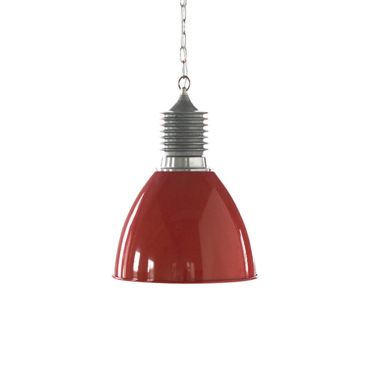 Augustin Pendant Lamp | 1950s Vintage Industrial Aluminum Dome Light