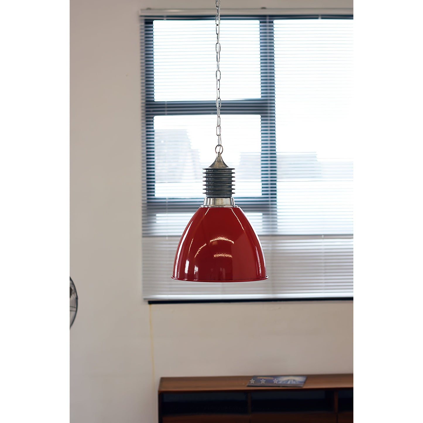 Augustin Pendant Lamp | 1950s Vintage Industrial Aluminum Dome Light