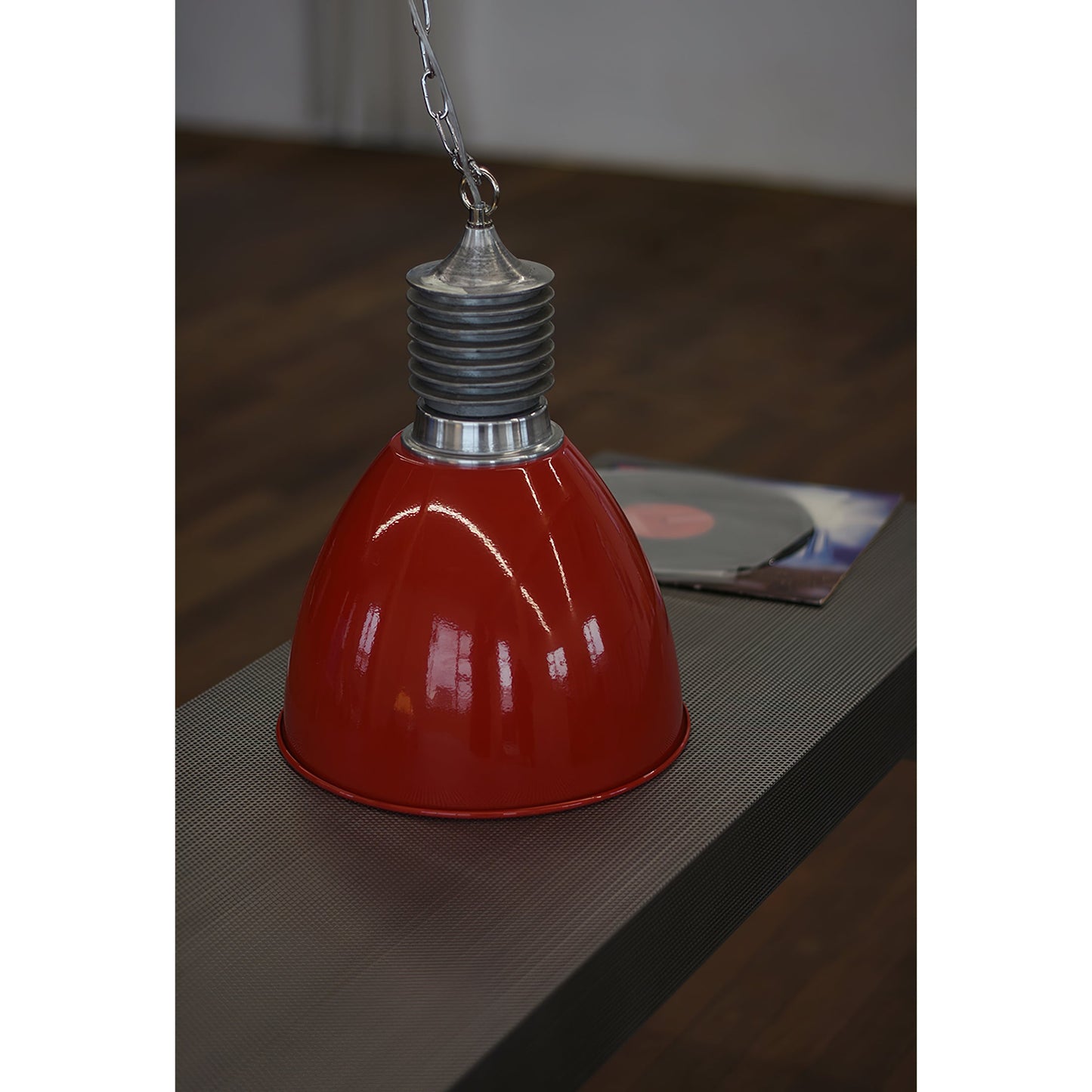 Augustin Pendant Lamp | 1950s Vintage Industrial Aluminum Dome Light